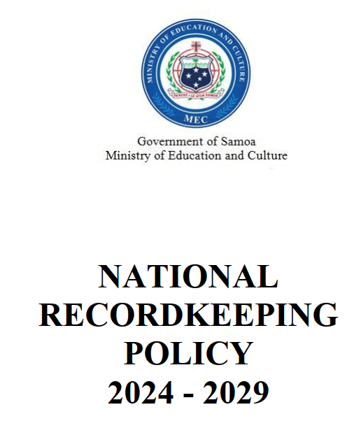 National Recordkeeping Policy 2024 - 2029